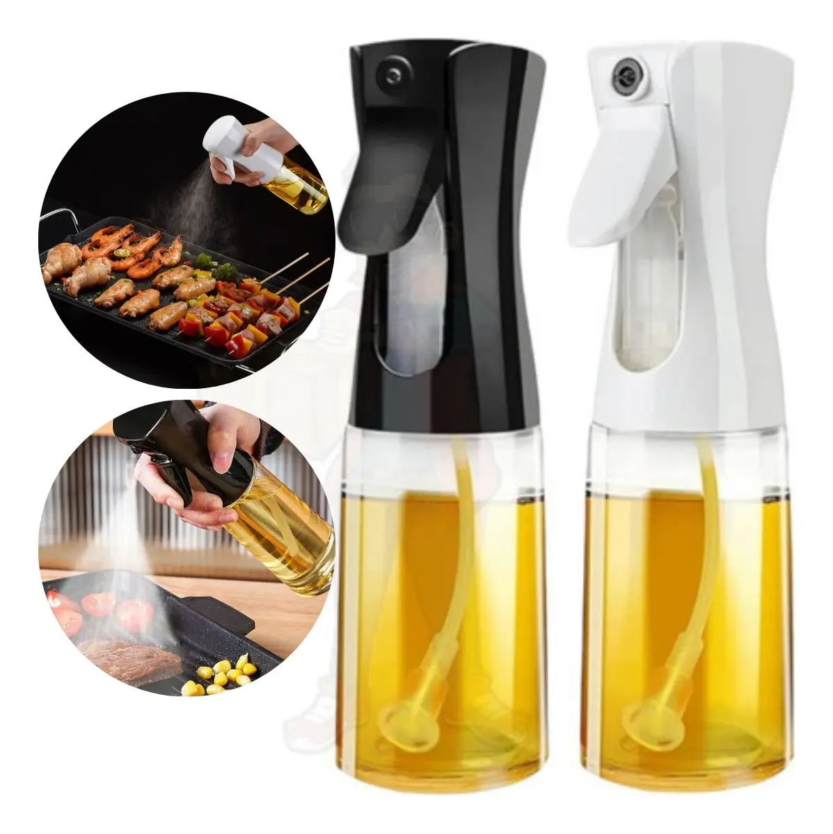 Porta Azeite Vinagre Óleos Spray Galheteiro Chef Cozinha