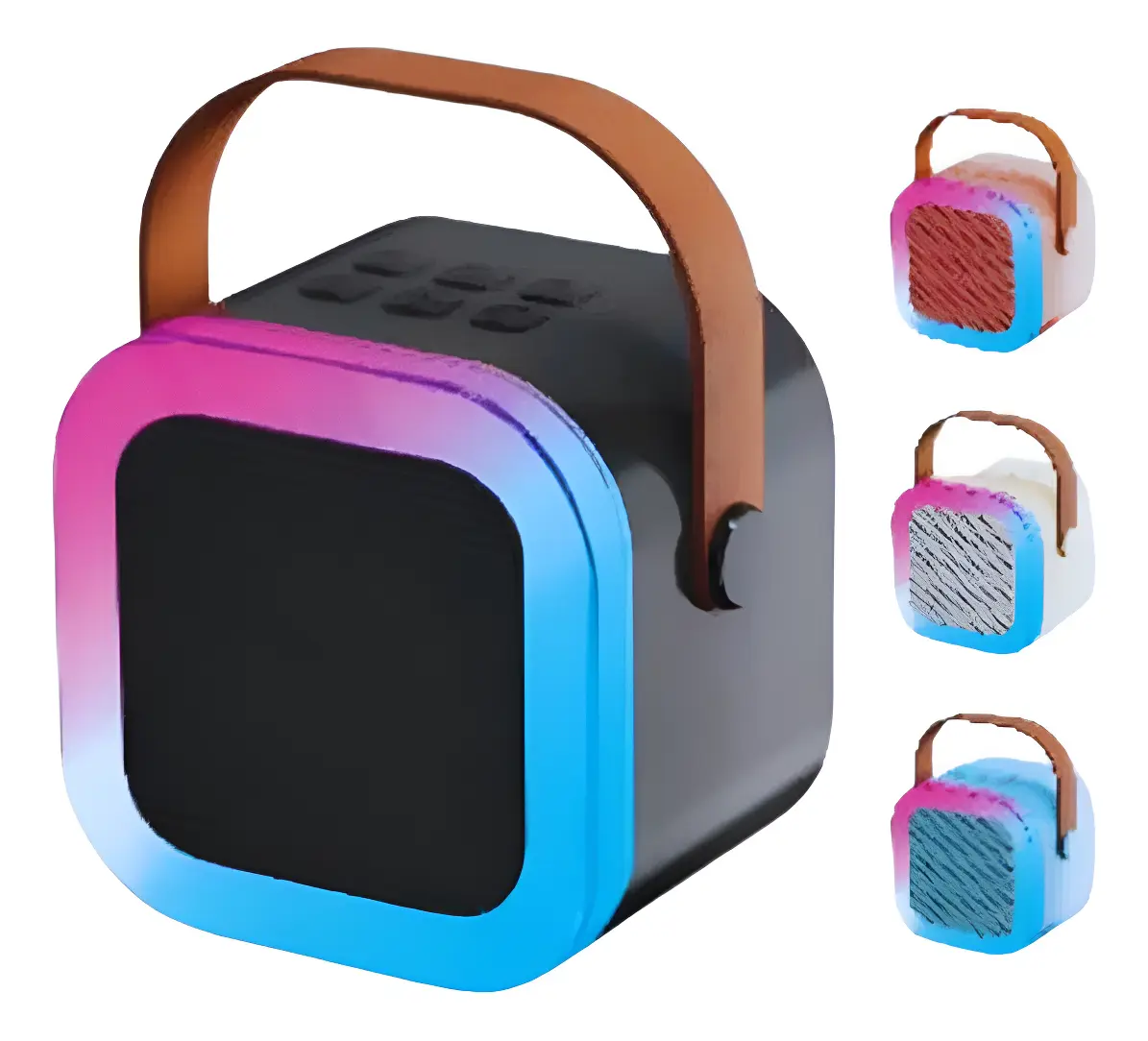 Caixa de Som Bluetooth AL-8588 20W com LED RGB