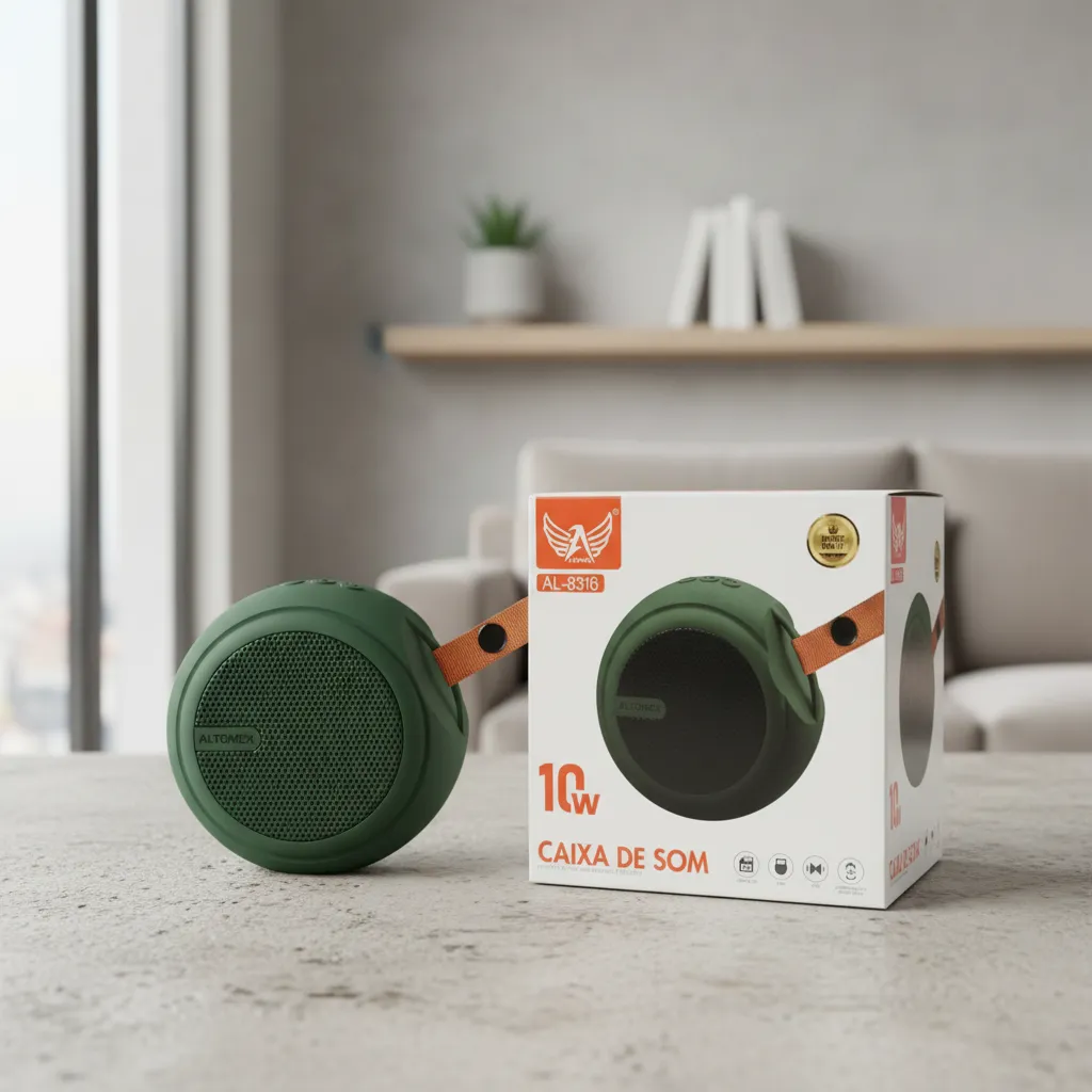 Mini Caixa de Som Bluetooth AL-8316 10W Portátil