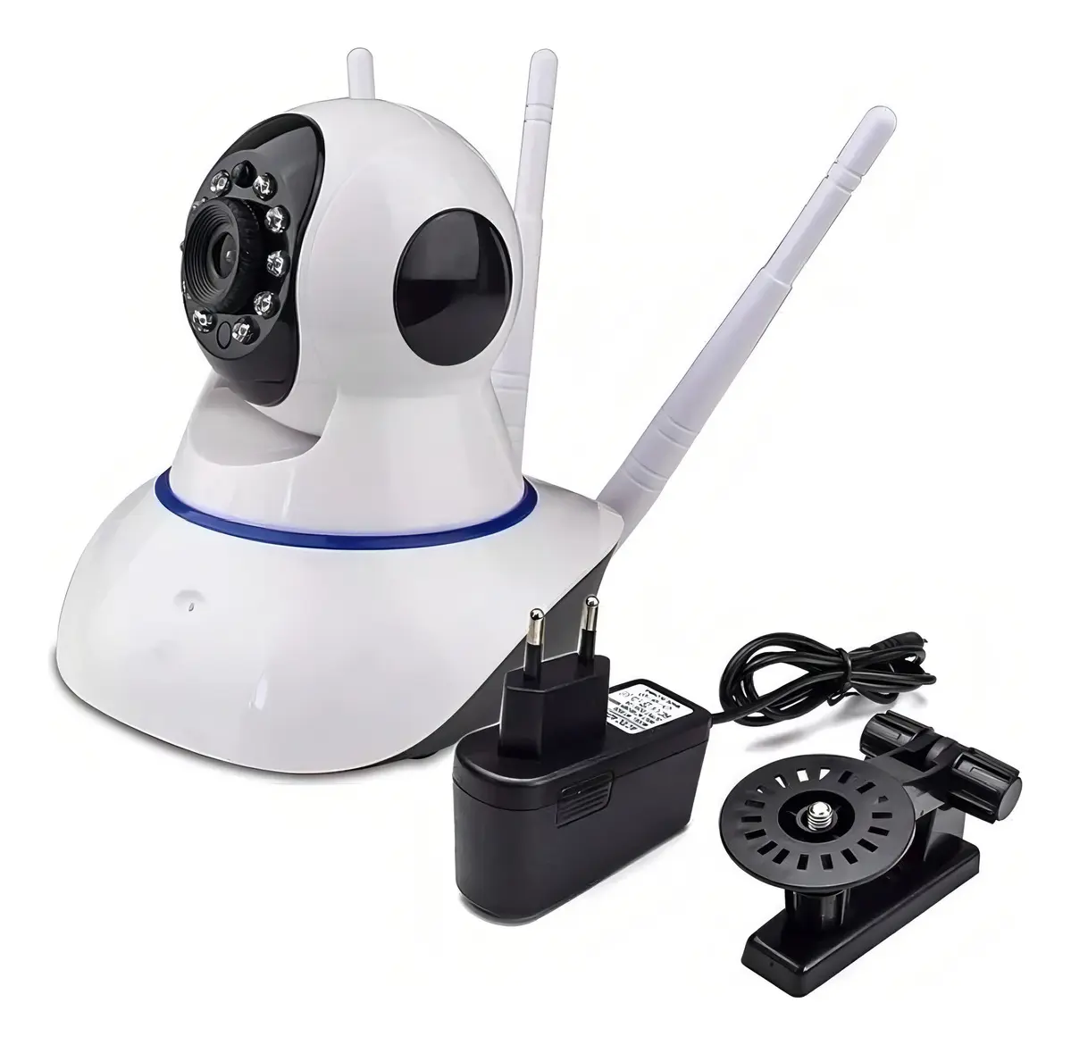 Câmera Babá Eletrônica Wi-Fi 360° com 3 Antenas