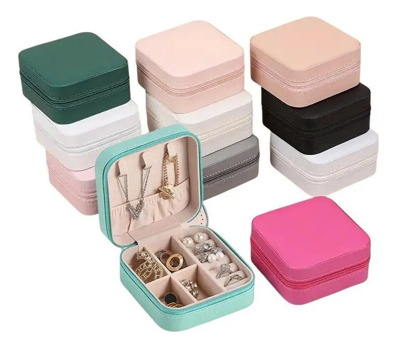 Mini Porta Jóias Viagem Maleta Caixa Atacado