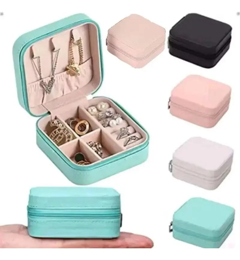 Mini Porta Jóias Viagem Maleta Caixa Atacado
