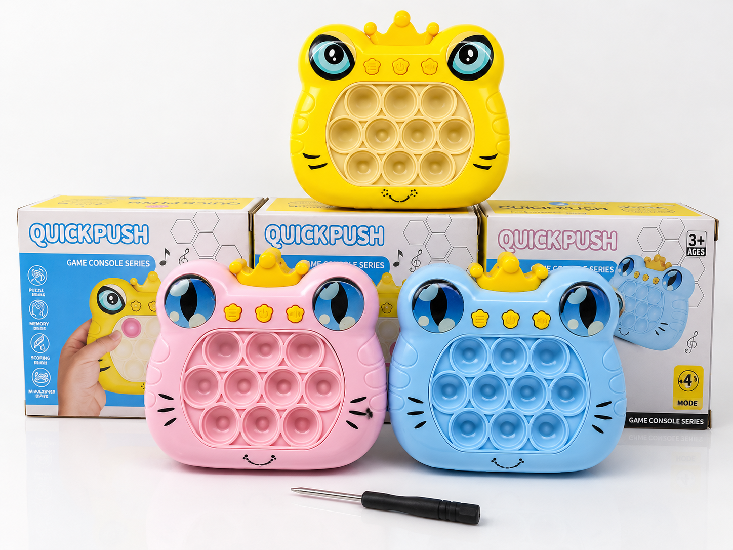 Pop It Eletrônico Infantil com Luzes e Sons