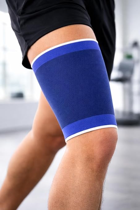 Par de Coxais Elásticas Ajustáveis com Compressão Moderada – Tamanho Único