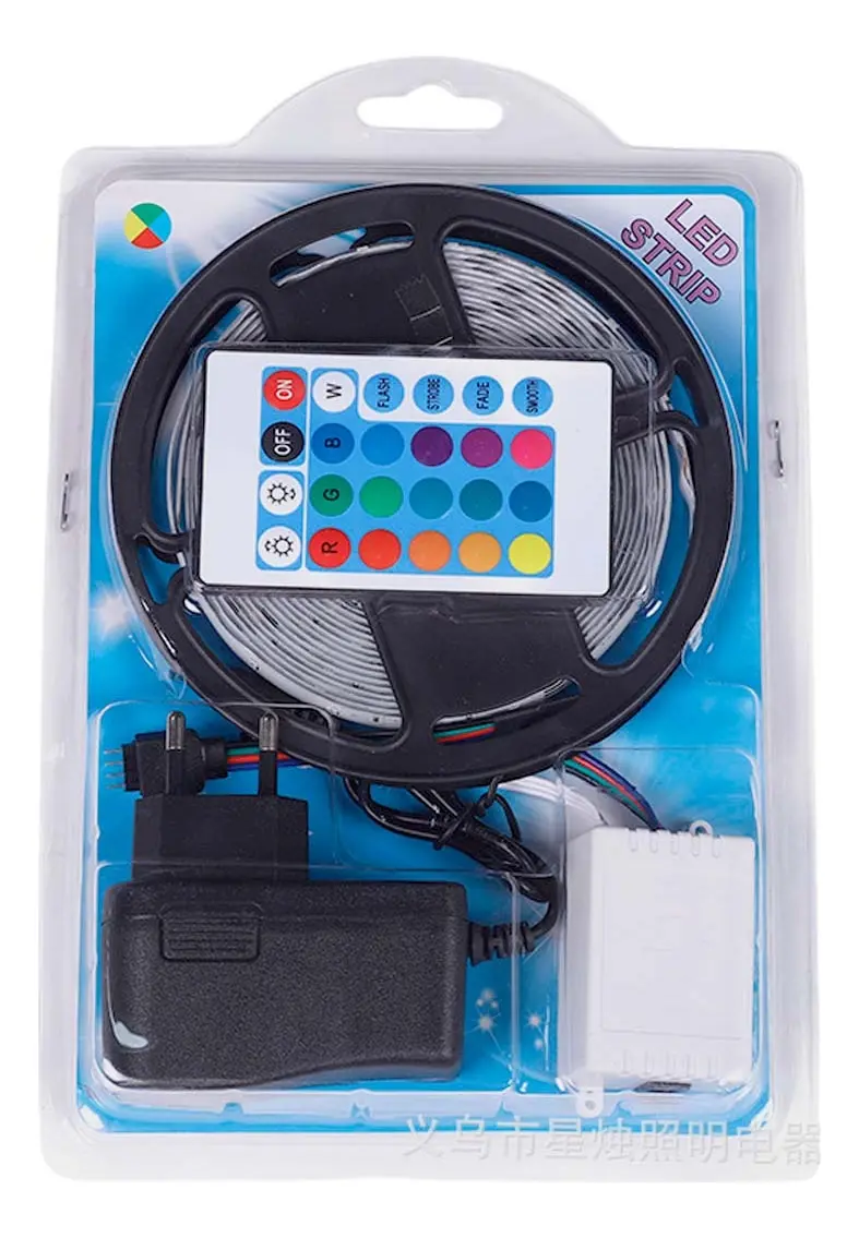 Kit Cinta Led 2835 Rollo 5m Multicolor Control 12v