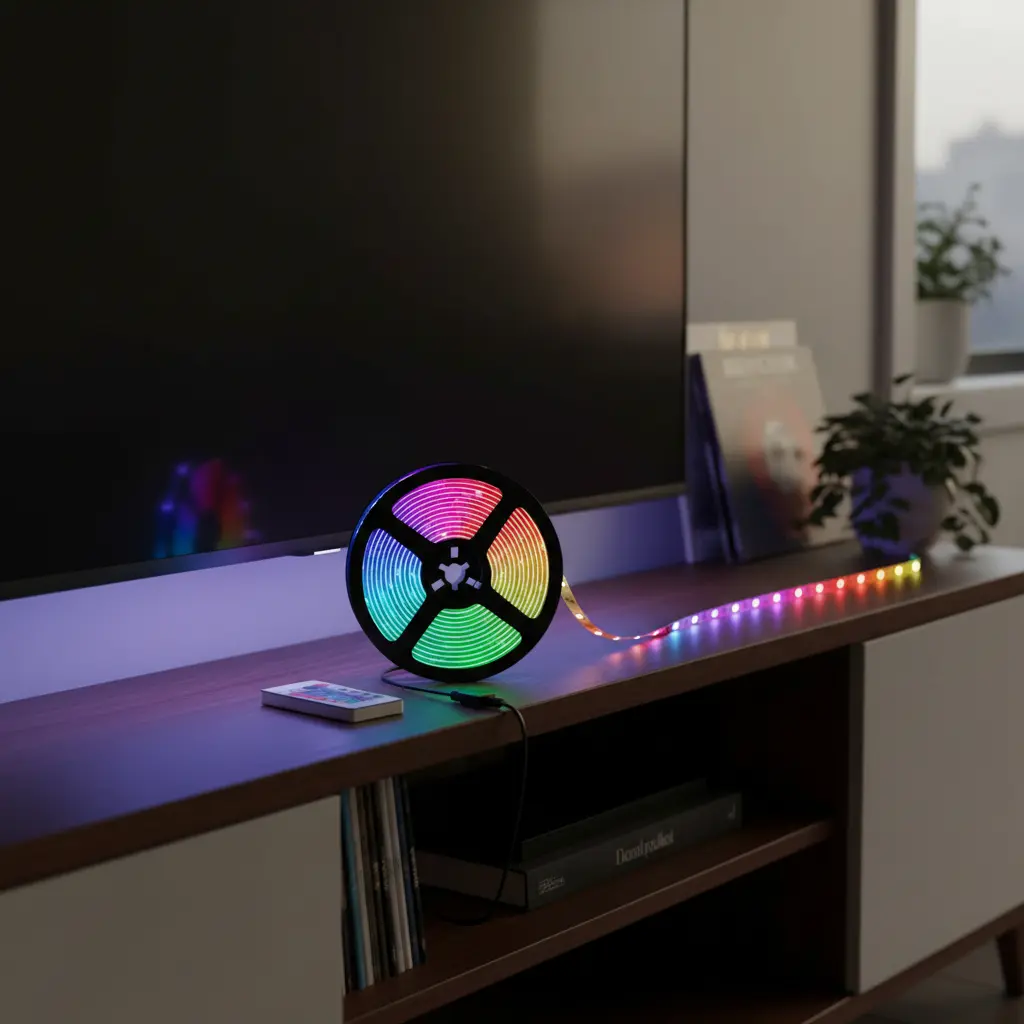 Kit Cinta Led 2835 Rollo 5m Multicolor Control 12v