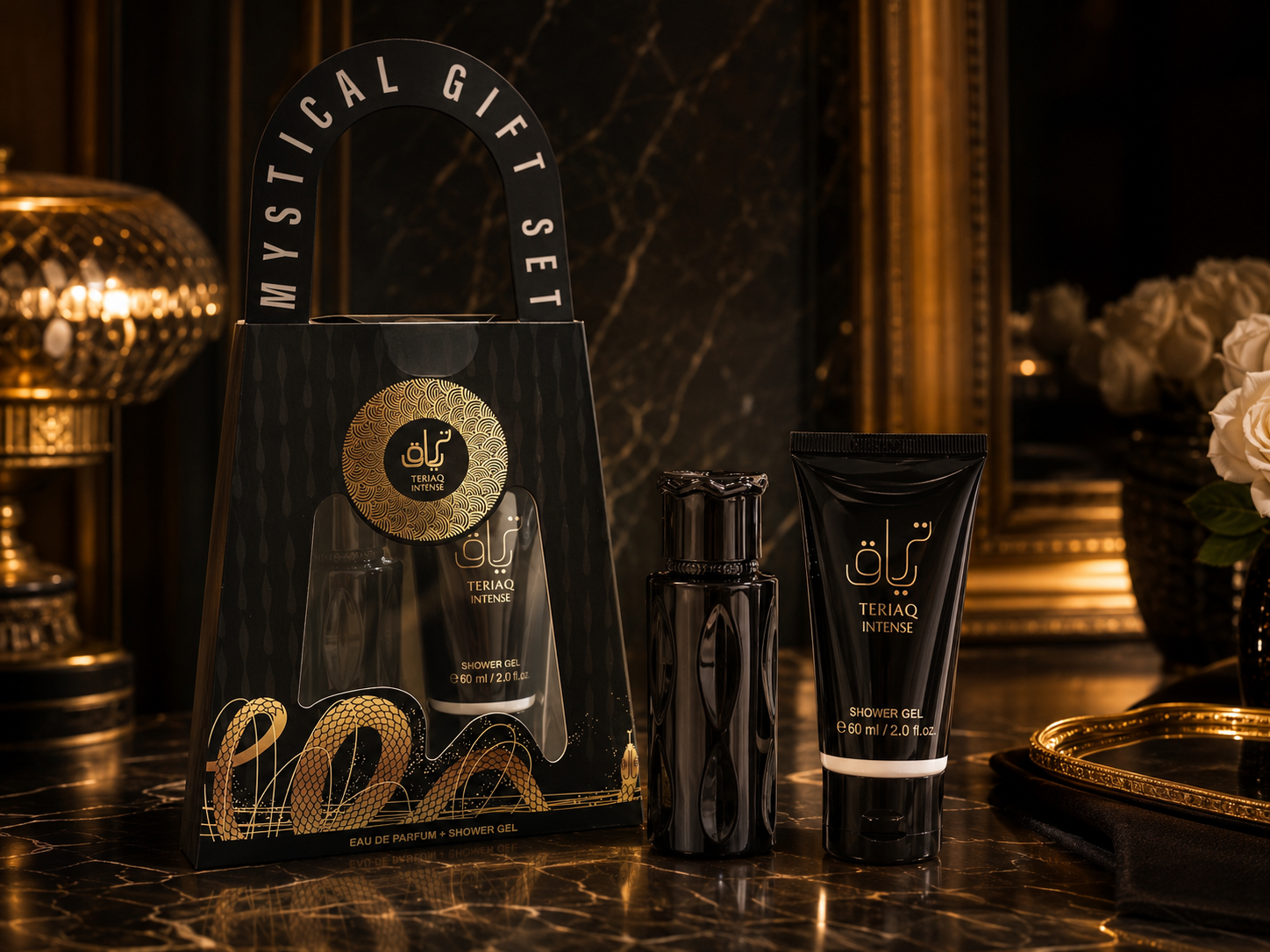 Kit Presente Teriaq Intense com Eau de Parfum + Shower Gel 60 ml