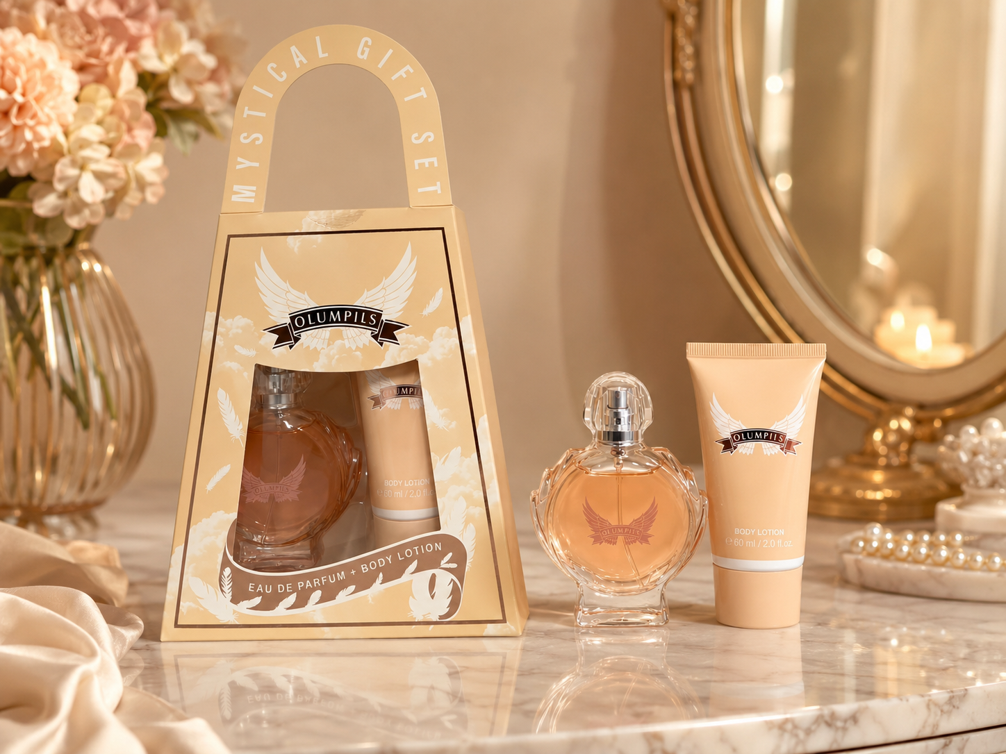 Kit Presente Olumpils com Eau de Parfum + Body Lotion 60 ml
