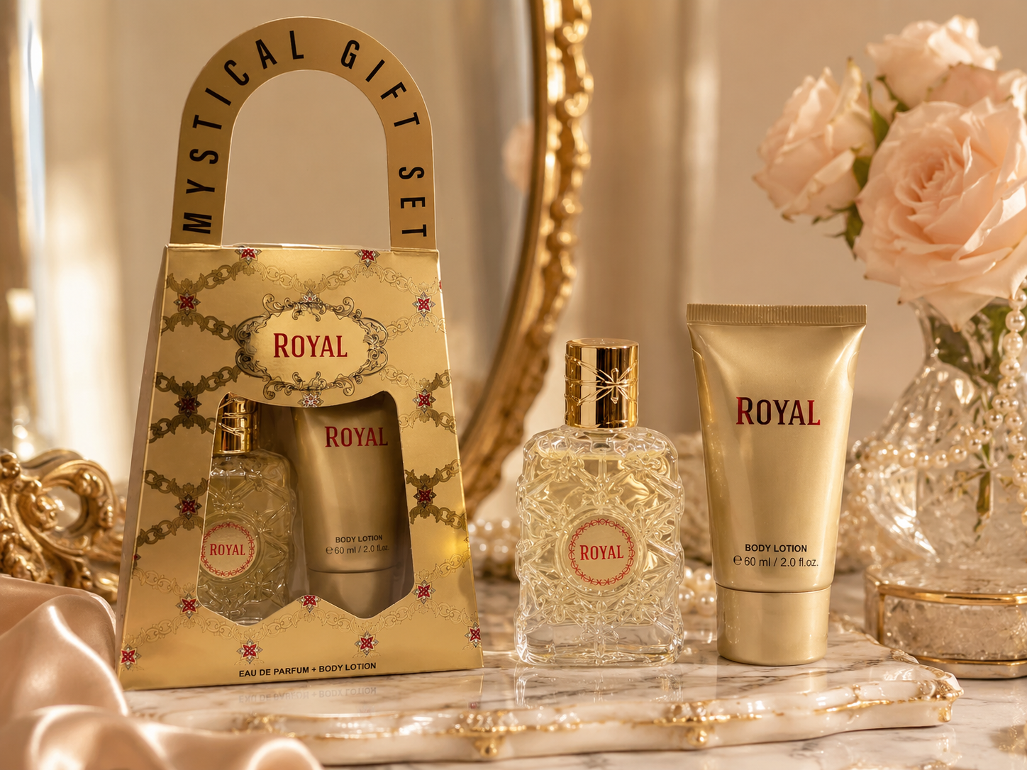 Kit Presente Royal com Eau de Parfum + Body Lotion 60 ml