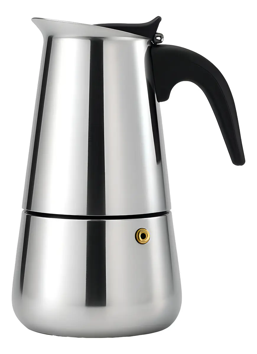 Cafeteira Italiana Inox 100 ml – 1 Xícara