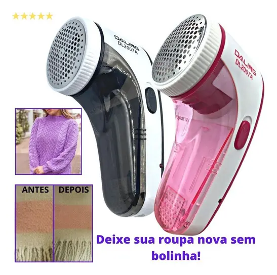 Papa Bolinha Elétrico Profissional Recarregável Bivolt Tira Pelos Roupas