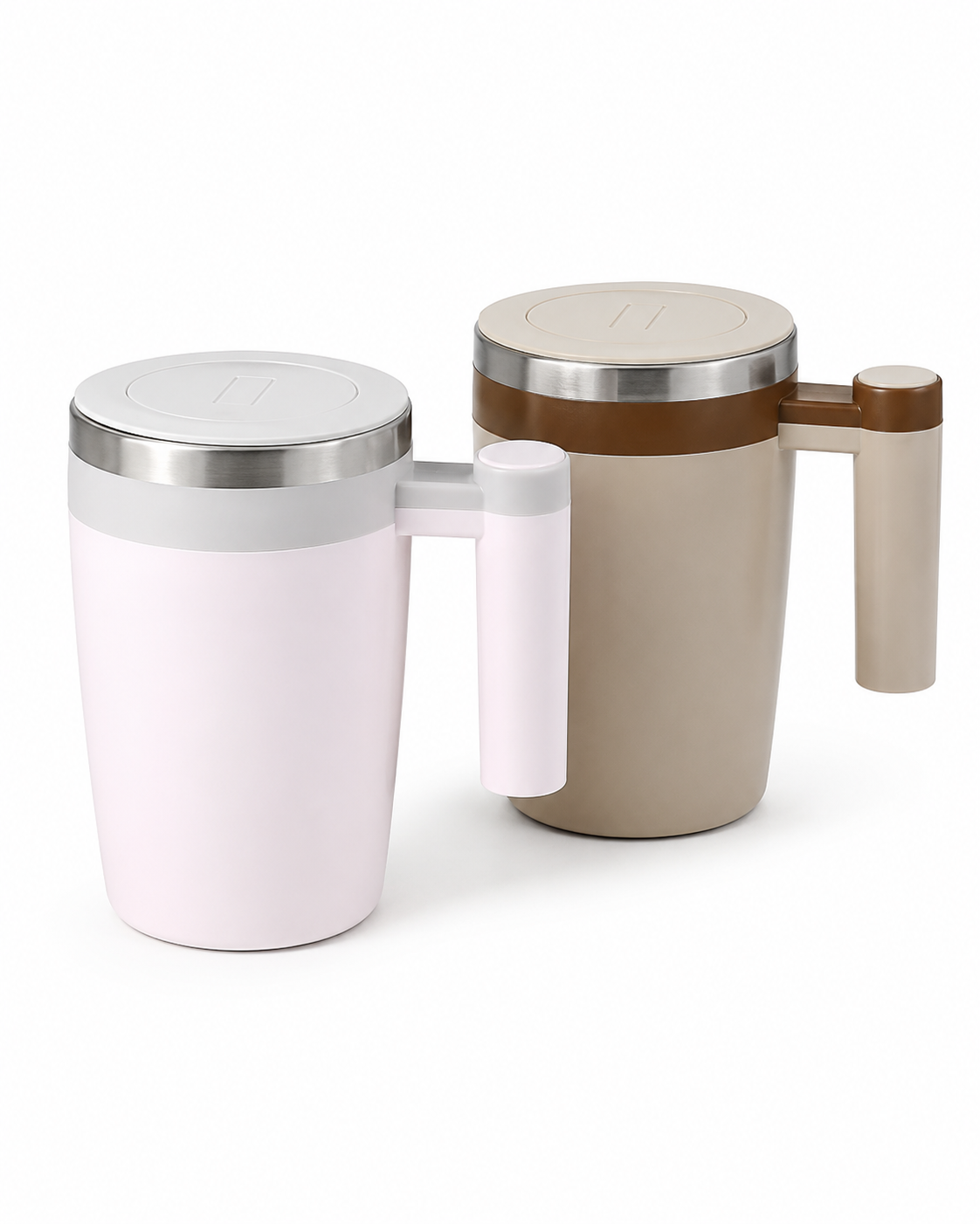 Copo Auto Mixer Magnético com Tampa e Alça 380 Ml