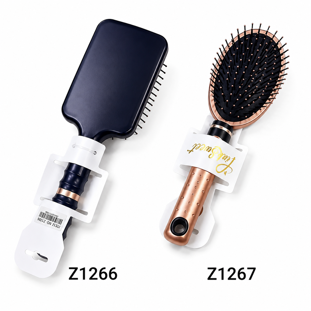 Escova de Cabelo com Cabo Anatômico – Modelos Z1266 e Z1267