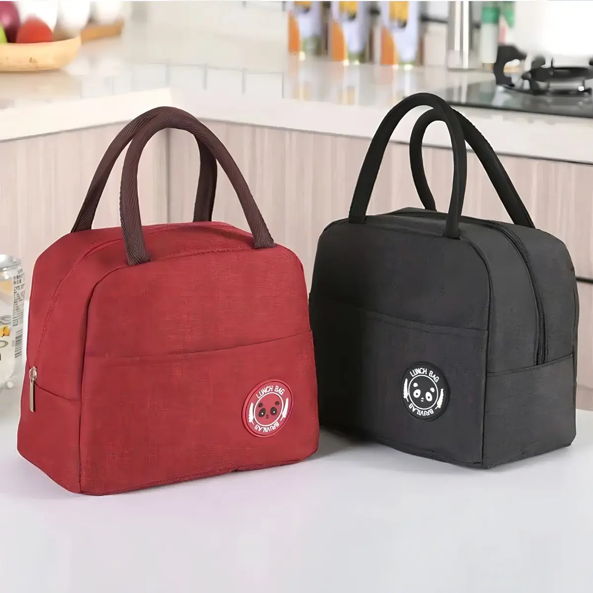 Bolsa Térmica Marmita Quente Frio Linda E Prática Dia A Dia Cor Vermelho