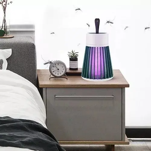Mata Mosquito Elétrico Portátil Recarregável com Luz UV