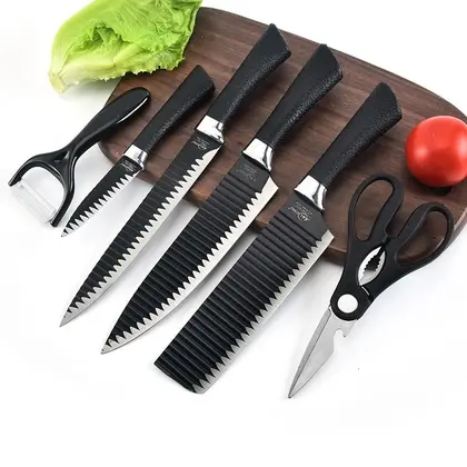 Kit Faqueiro com Facas e Utensílios de Cozinha