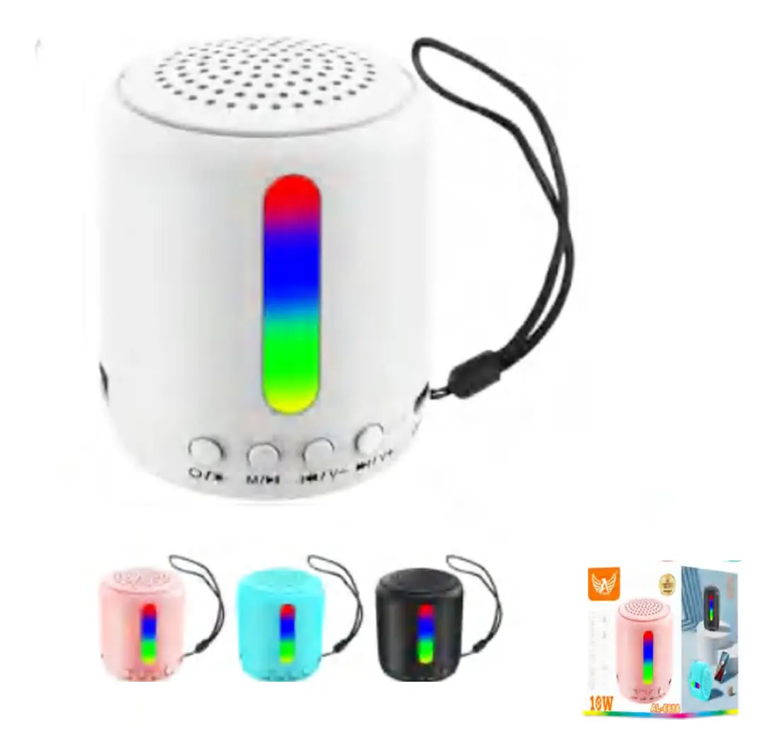 CAIXA DE SOM BLUETOOTH 10W COM LED RGB