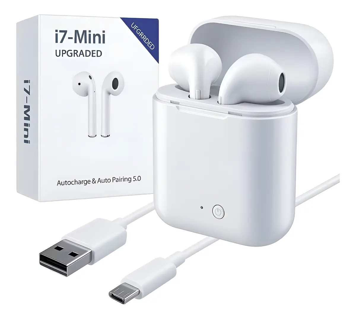 FONE DE OUVIDO BLUETOOTH SEM FIO I7 MINI