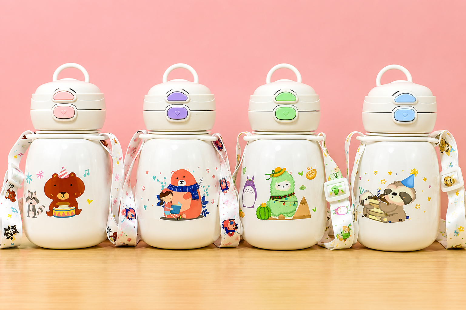 Garrafa infantil 650ml com alça