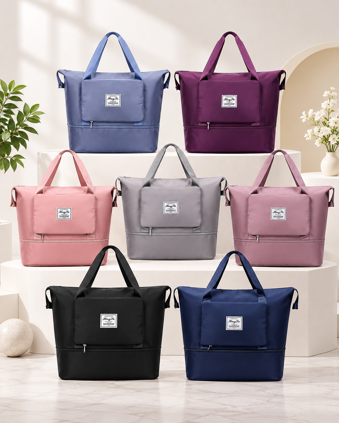 Bolsa de Viagem com Compartimento Inferior