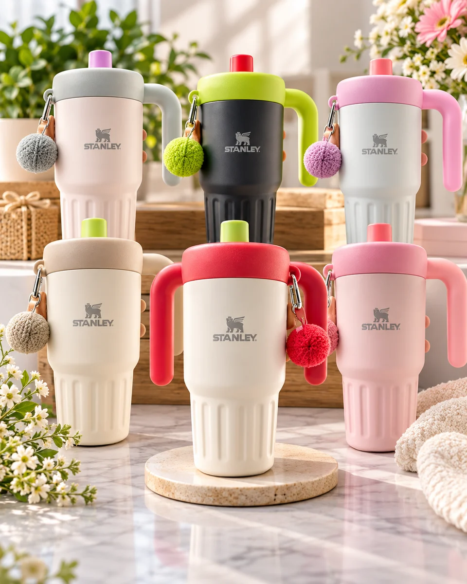 Copo Térmico 600 ml com Alça e Tampa — foto 1